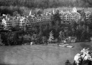 Aerial shot of The Wildmere at Lake Minnewaska